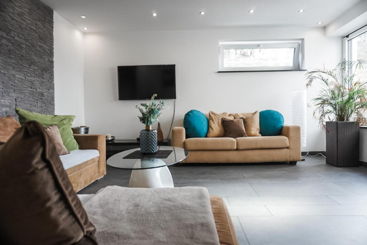 Neu Gebautes Apartment Mit Sonnenterasse In Der Naehe Vom Siebengebirge & Bonn Koenigswinter Luaran gambar